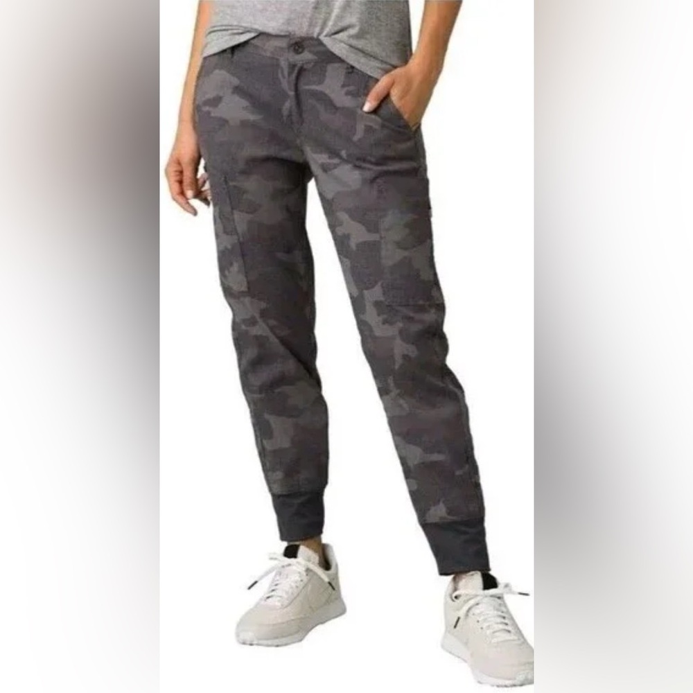PrAna Pants Sky Canyon Camouflage Jogger Pant Performance Outdoor Gorpcore Sz 14